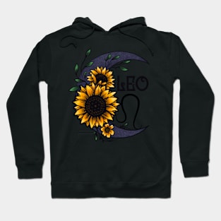 Leo zodiac floral Hoodie